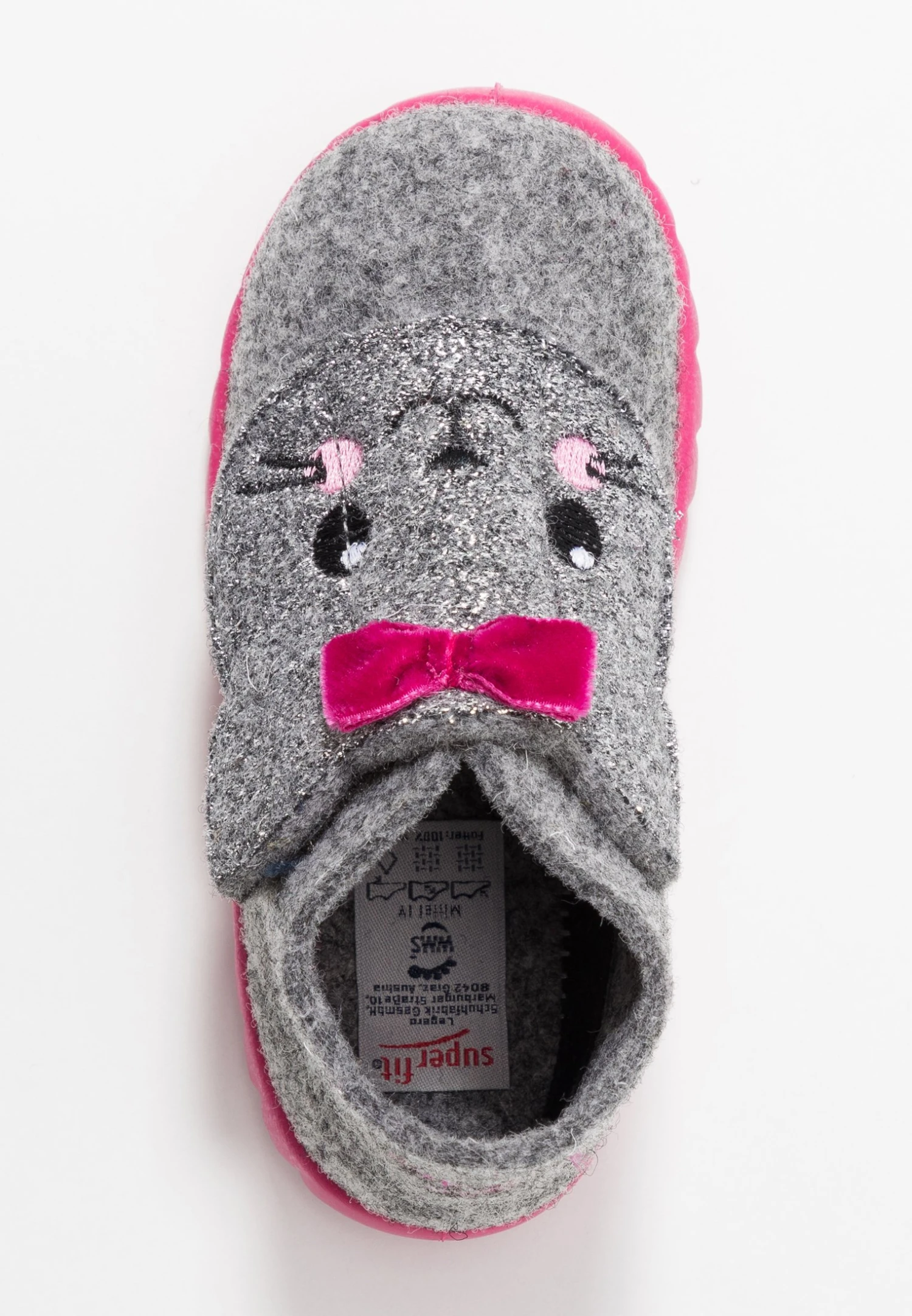 Superfit Happy - Pantoffels - Hellgrau 4 Superfit Happy - Pantoffels - Hellgrau - Afbeelding 2