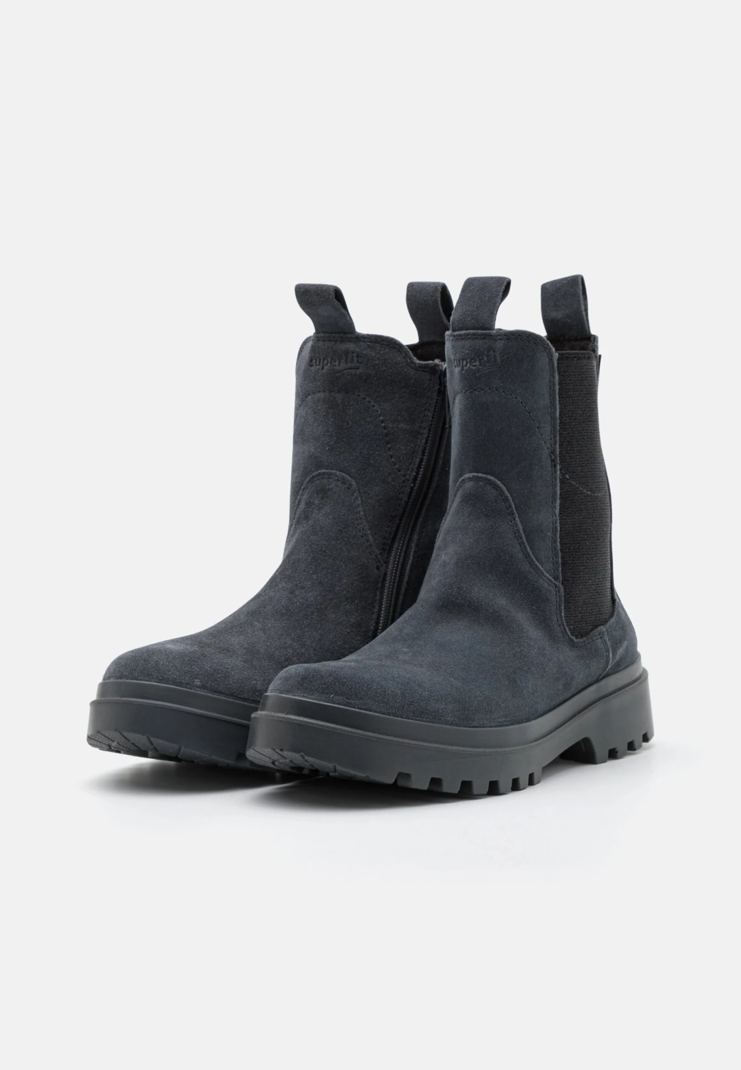 Superfit Abby - Korte Laarzen - Grau/Schwarz 4 Superfit Abby - Korte Laarzen - Grau/Schwarz - Afbeelding 2