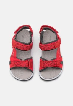 Superfit Criss Cross - Outdoorsandalen - Rot/Grau -Superfit 1a558b6c671a4df59160fddff24cbefc