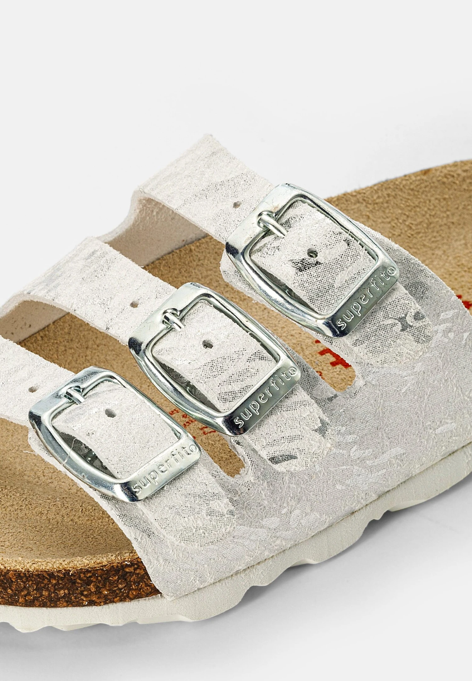 Superfit Fussbettpantoffel - Pantoffels - Weiss/Silber 8 Superfit Fussbettpantoffel - Pantoffels - Weiss/Silber - Afbeelding 6