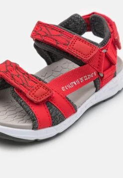 Superfit Criss Cross - Outdoorsandalen - Rot/Grau -Superfit 78ed7cf57d784c959cb587864080e68b