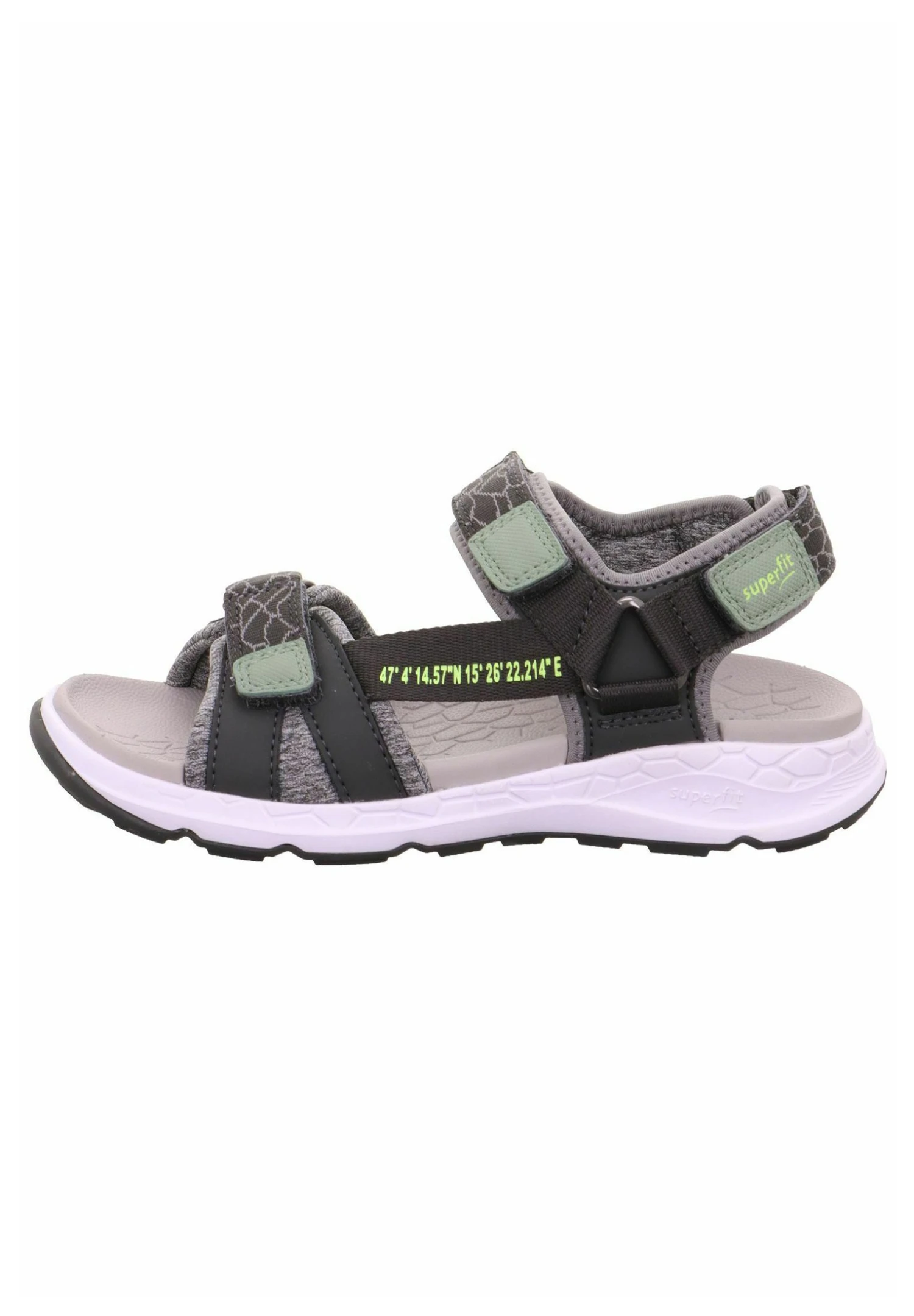 Superfit Criss Cross - Outdoorsandalen - Grau/Hellgrau 4 Superfit Criss Cross - Outdoorsandalen - Grau/Hellgrau - Afbeelding 2