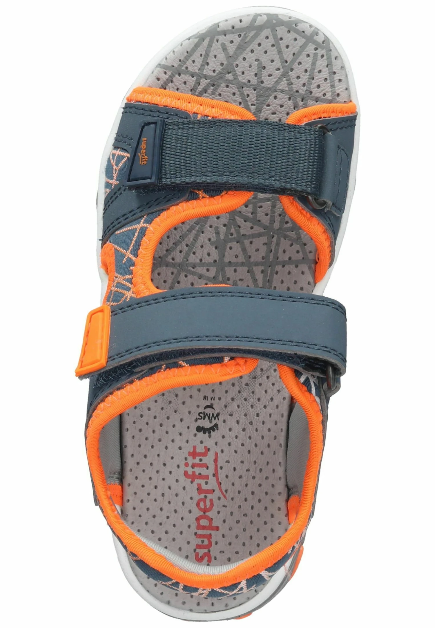 Superfit Outdoorsandalen - Blau/Orange 4 Superfit Outdoorsandalen - Blau/Orange - Afbeelding 2