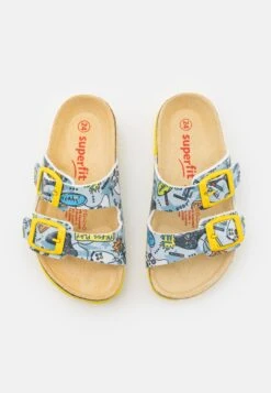 Superfit Fussbettpantoffel Unisex - Muiltjes - Grau/Mehrfarbig -Superfit a65bbe928b1944fc81c136761d30e21e