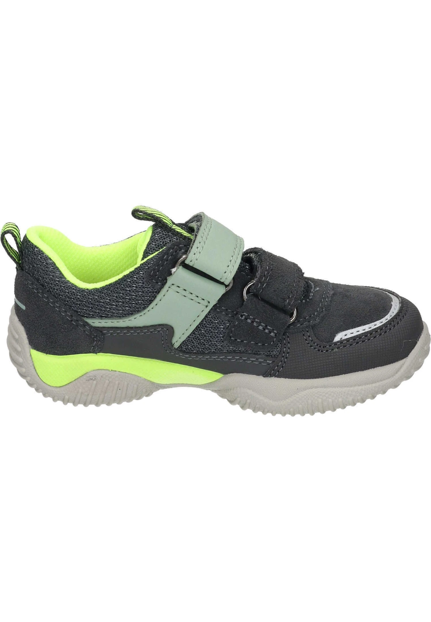 Superfit Klettschuhe Storm - Sneakers Laag - Grau Gelb 7 Superfit Klettschuhe Storm - Sneakers Laag - Grau Gelb - Afbeelding 6