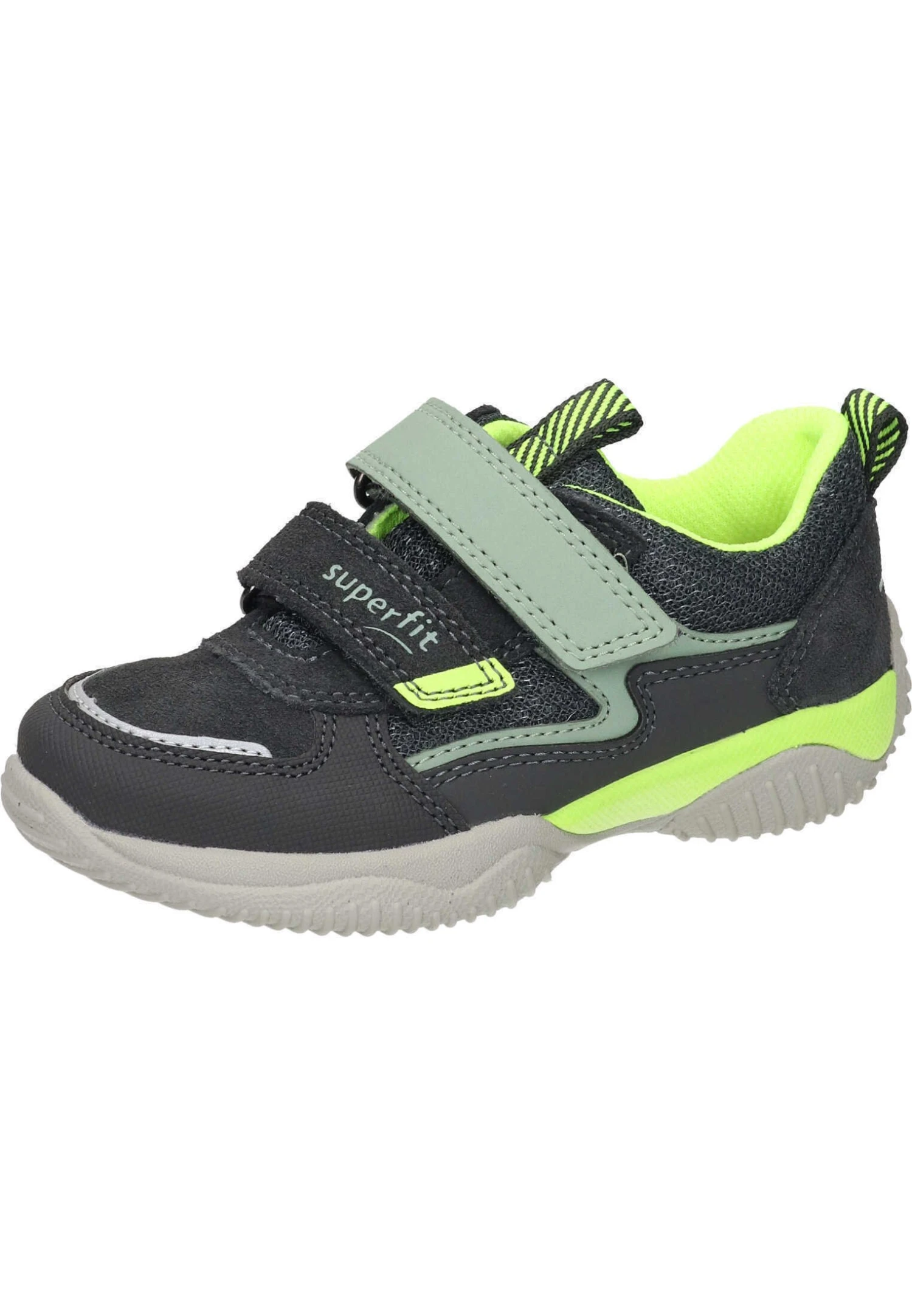 Superfit Klettschuhe Storm - Sneakers Laag - Grau Gelb 3 Superfit Klettschuhe Storm - Sneakers Laag - Grau Gelb - Afbeelding 2