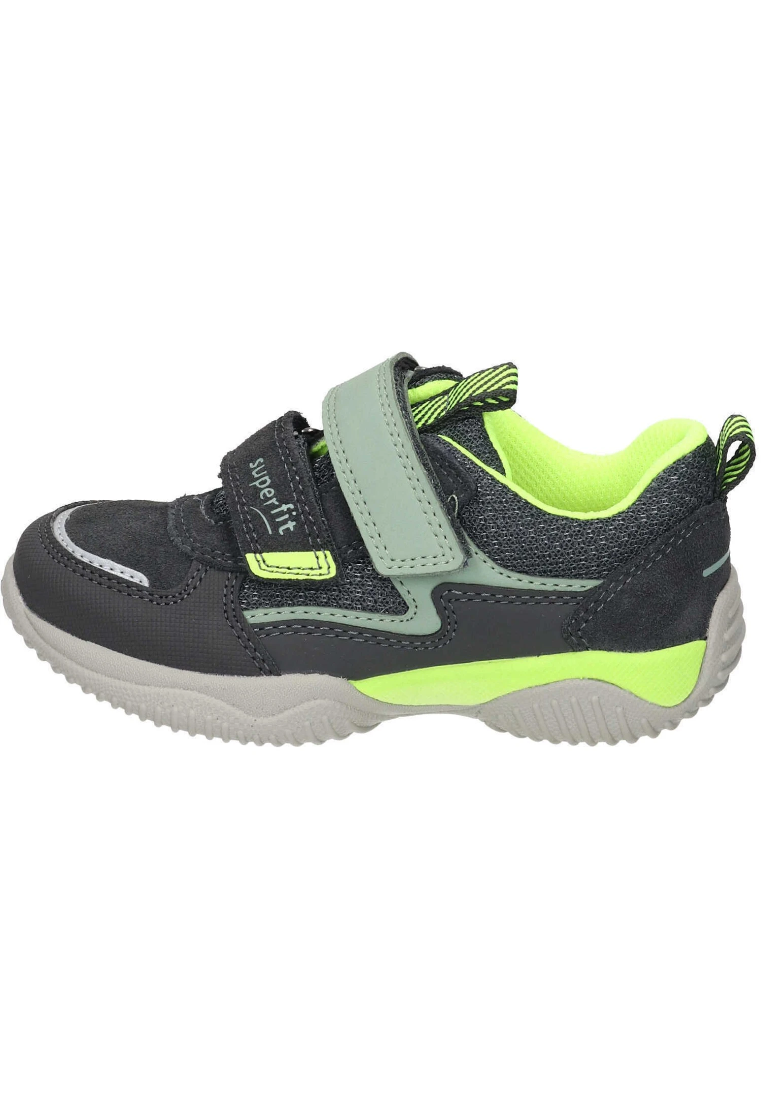 Superfit Klettschuhe Storm - Sneakers Laag - Grau Gelb 2 Superfit Klettschuhe Storm - Sneakers Laag - Grau Gelb