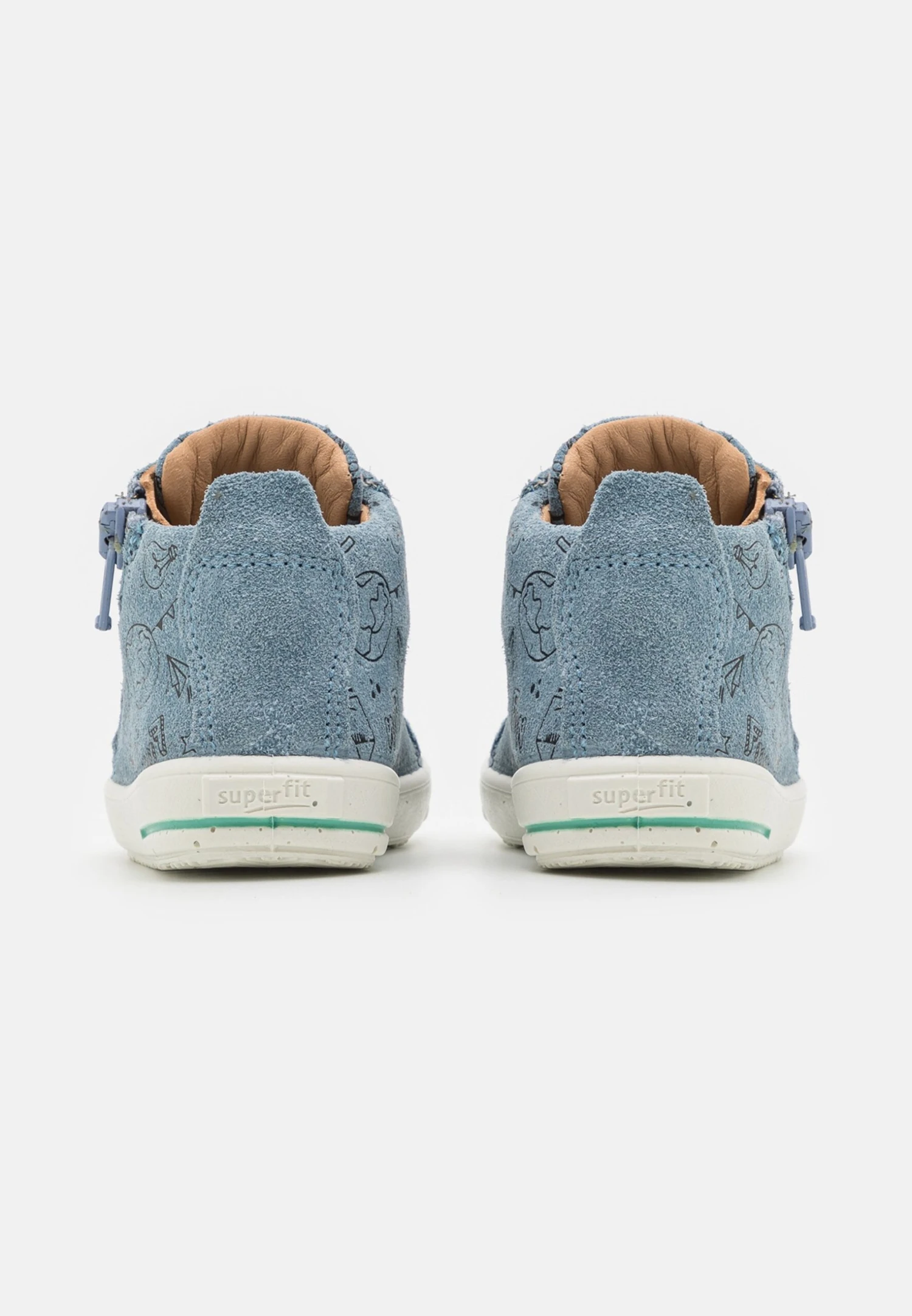 Superfit Moppy - Sneakers Hoog - Blau/Weiss 5 Superfit Moppy - Sneakers Hoog - Blau/Weiss - Afbeelding 3